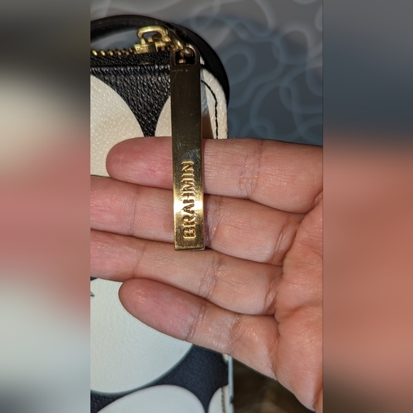 Brahmin Barcelona Polka Dot Crossbody EUC - Picture 5 of 10